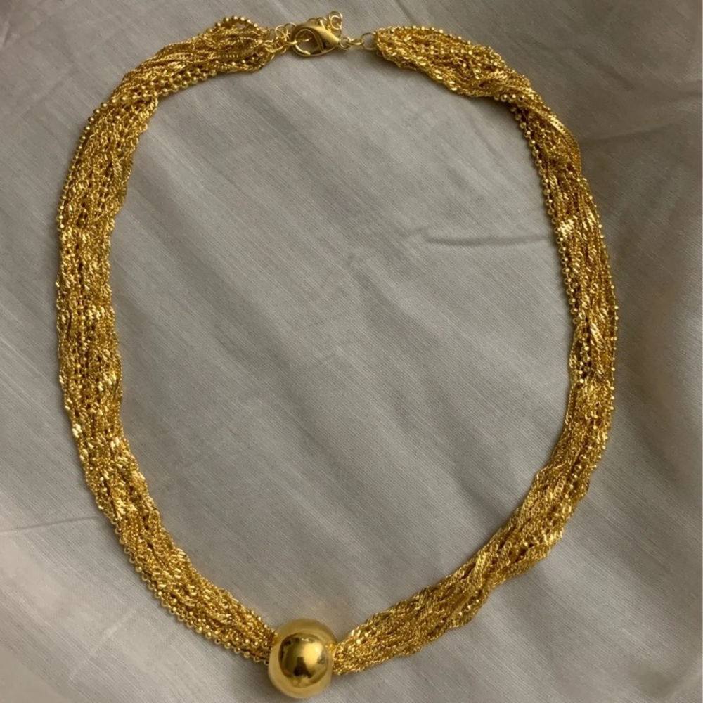 Moda Al Massimo(r) 18 K Yellow Gold Necklace